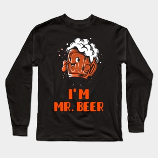 I Am Mr Beer (Red) Long Sleeve T-Shirt